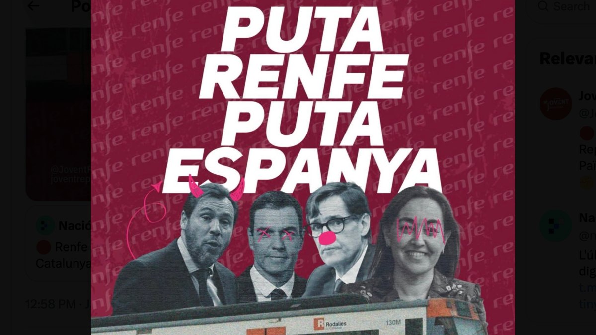 ERC reactiva consignas contra España por el caos en Rodalies