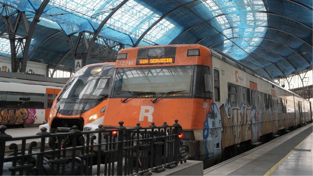Gran manifestación en Barcelona por el caos en Rodalies