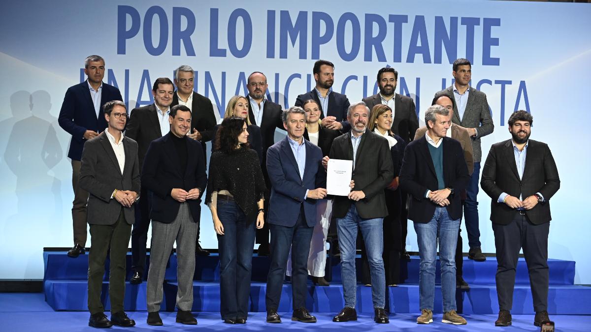 Feijóo pide a Page y Barbón unirse contra la financiación