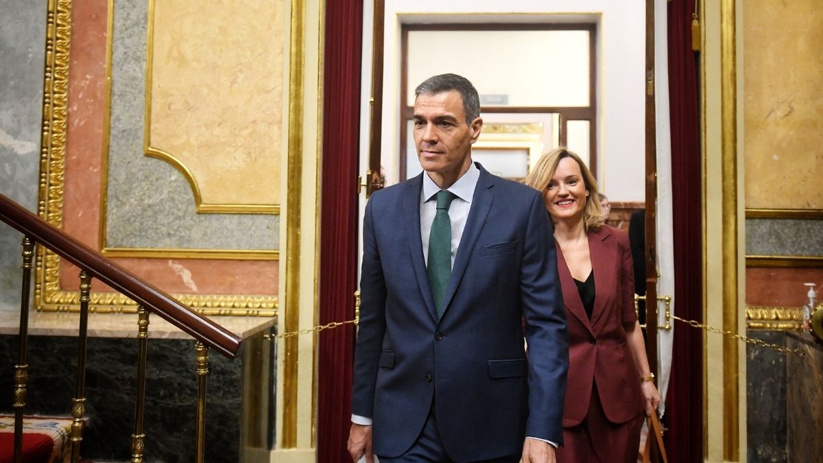 Sánchez condena el machismo de Abascal contra Pilar Alegría