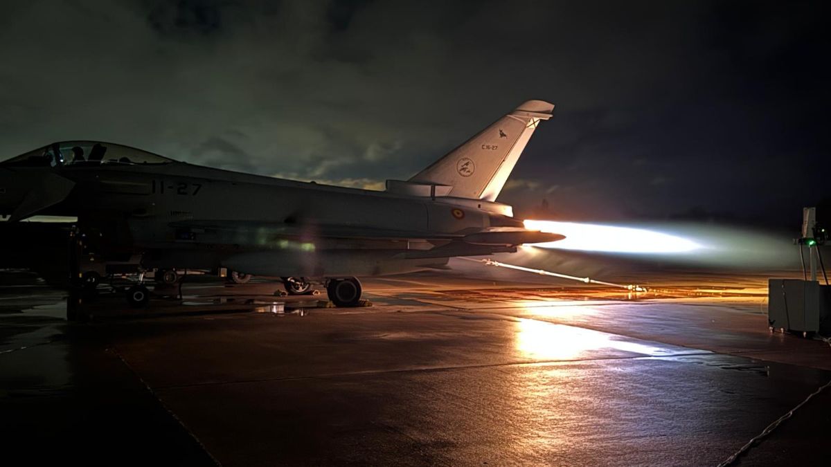 Defensa prueba el combustible sostenible en Eurofighter