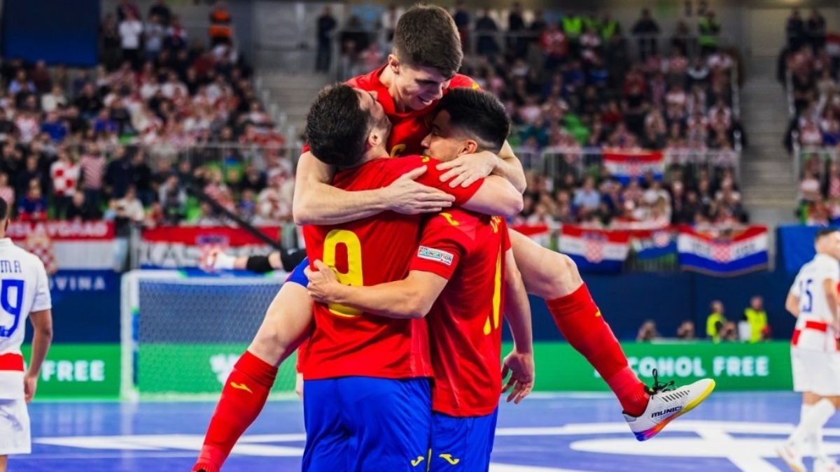 España gana a Croacia y llega a la final de fútbol sala