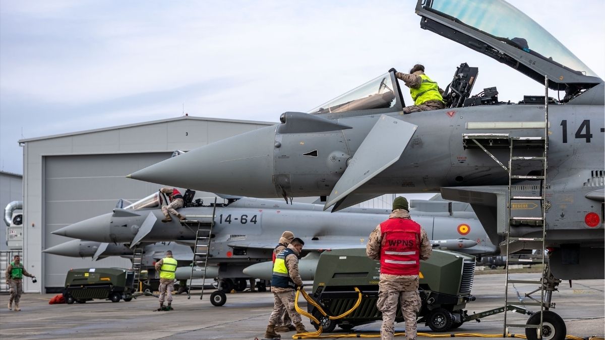 España y Alemania activan Eurofighters por dron en Rumanía