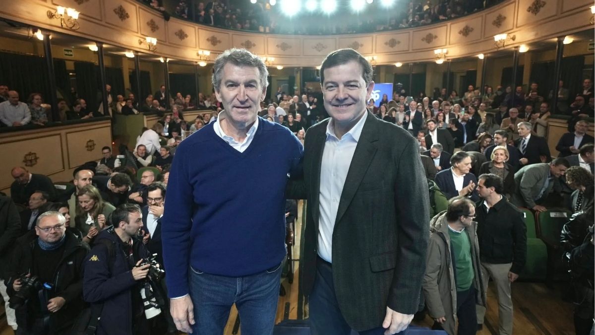 Feijóo defiende a Lambán tras las críticas de Óscar López