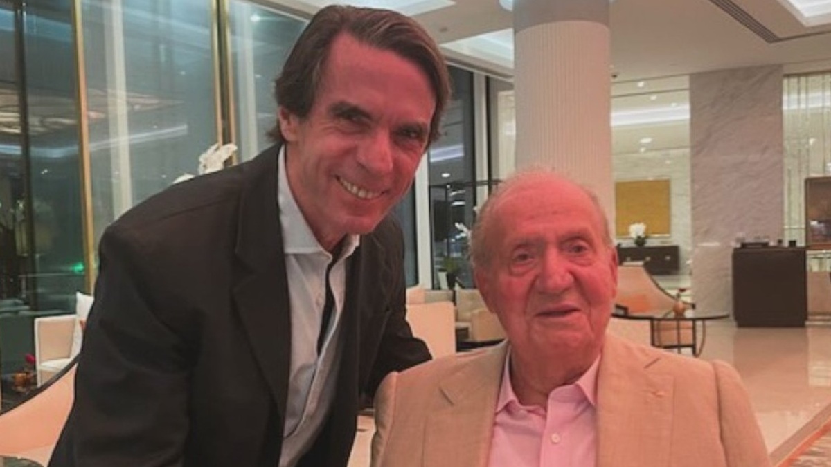 Juan Carlos I aclara su estado de salud tras ver a Aznar