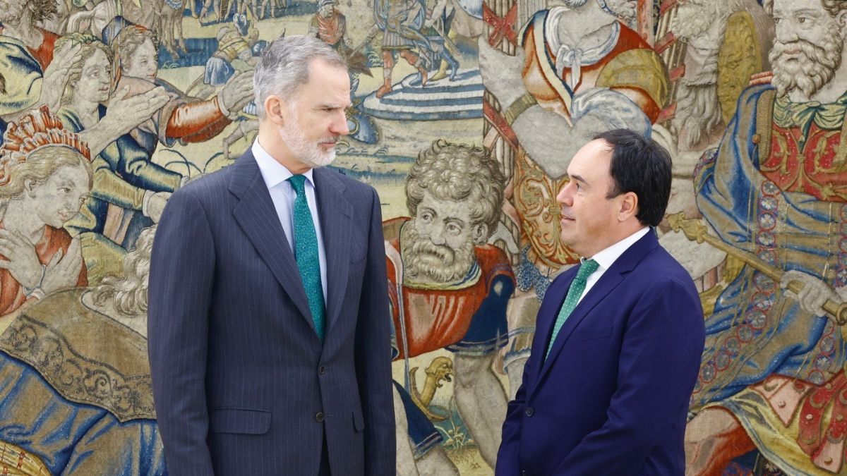 Llorca y el Rey analizan la reconstrucción tras la dana
