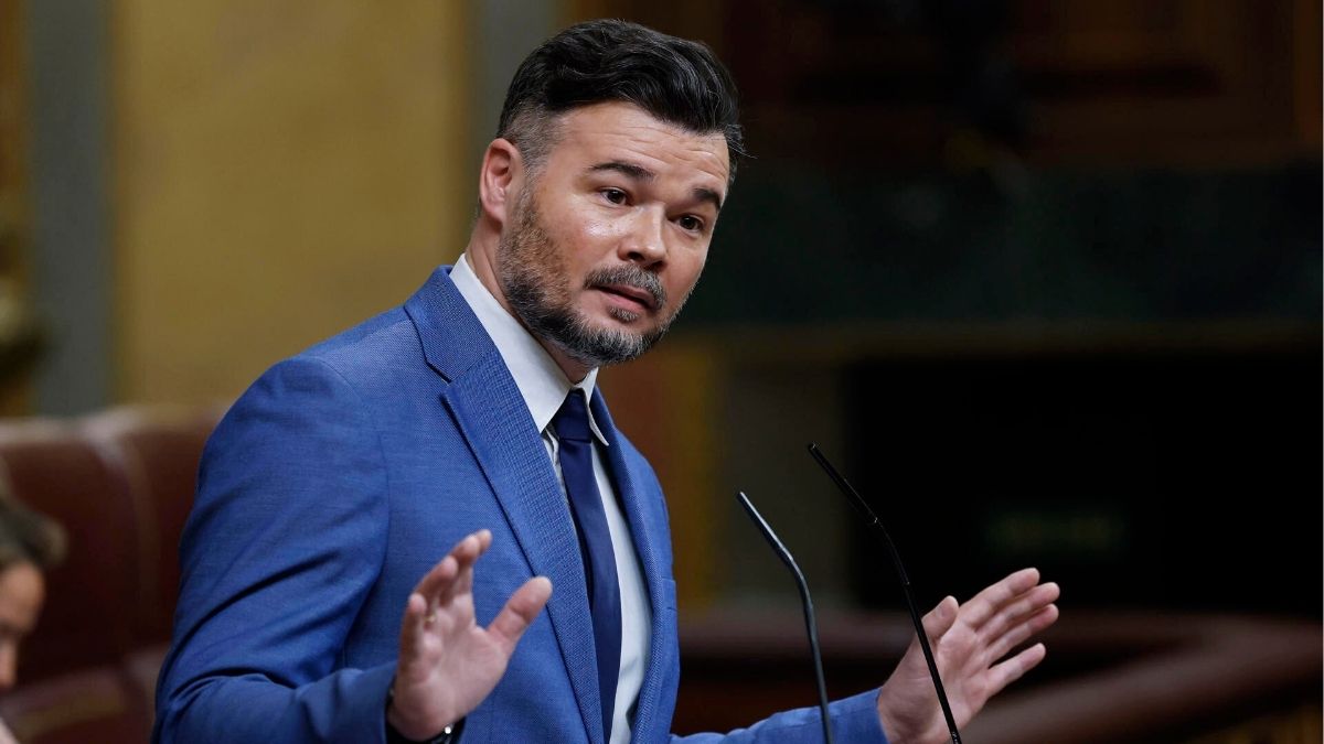 Rufián urge a crear una alianza a la izquierda del PSOE