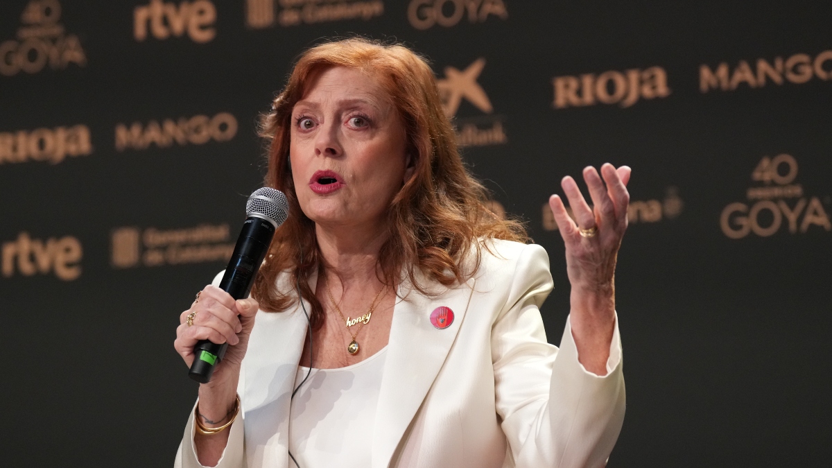 Susan Sarandon destaca la lucidez moral de Pedro Sánchez