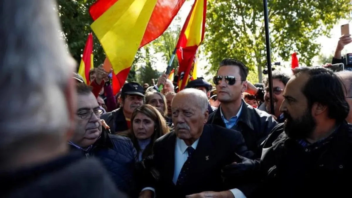 El entierro de Franco: última aparición de Antonio Tejero