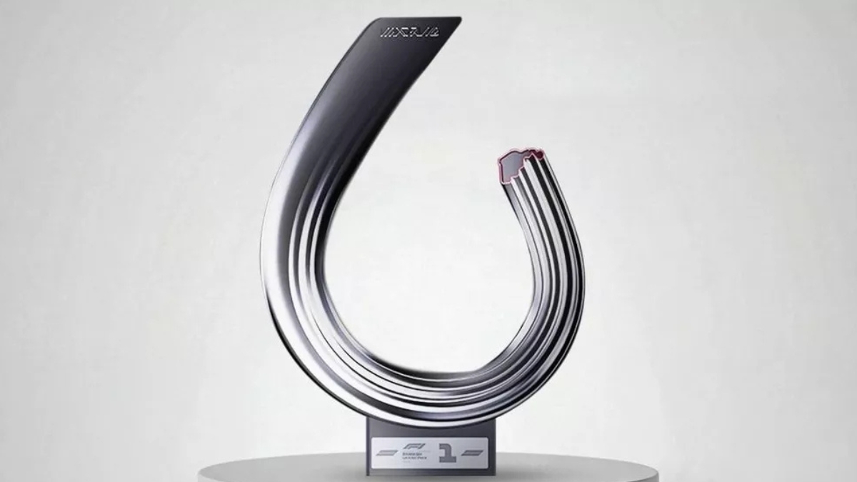 Monumental: el trofeo de Pininfarina para la F1 en Madrid