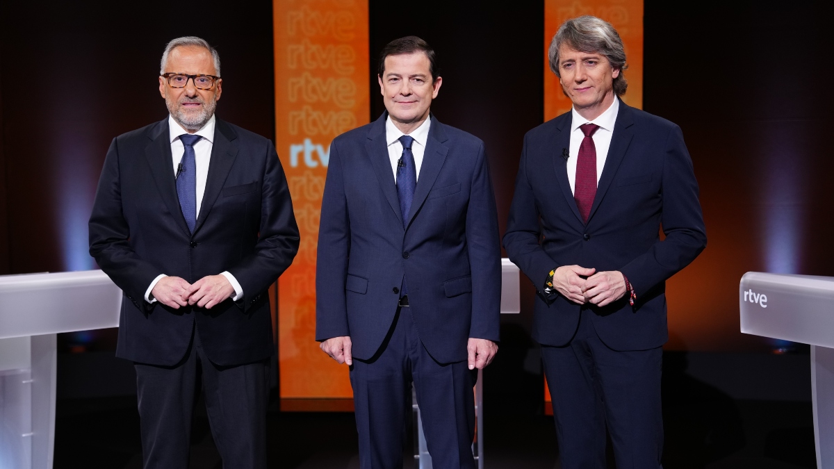 Mañueco, Martínez y Pollán debaten por Castilla y León