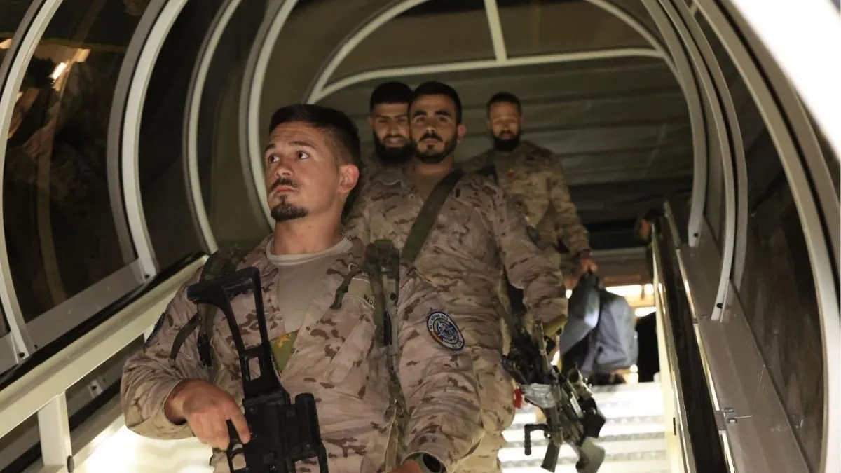 Aterrizan en Torrejón los 205 militares evacuados de Irak