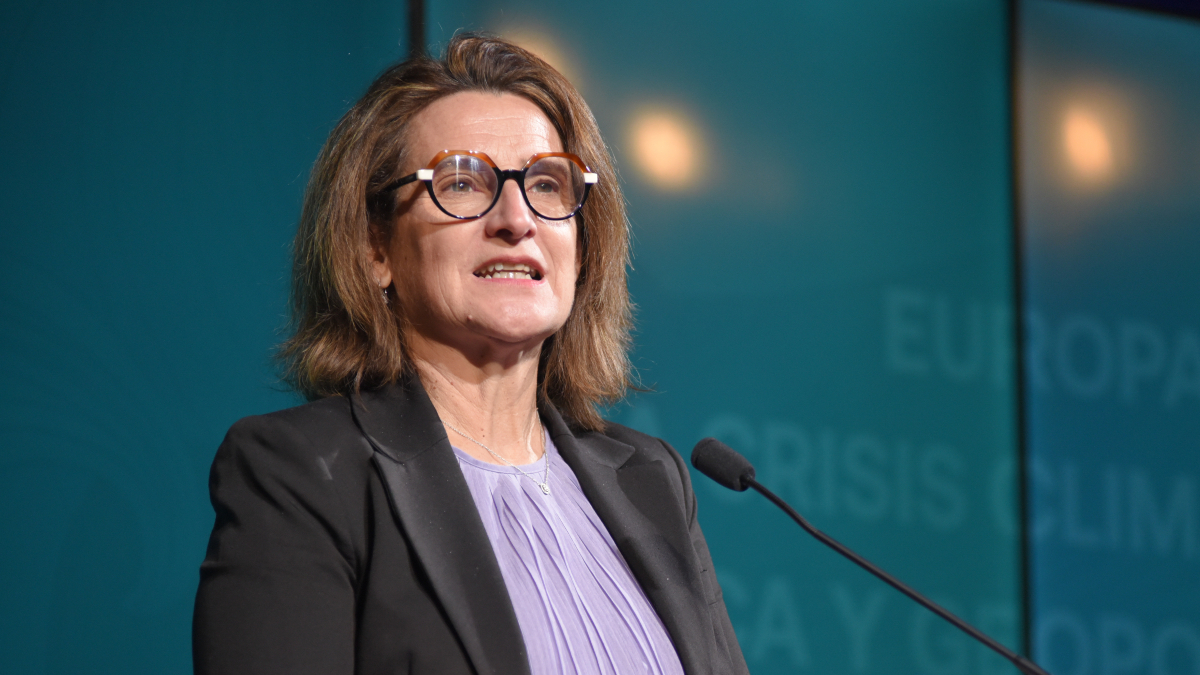 Teresa Ribera: la UE negocia el comercio frente a Trump
