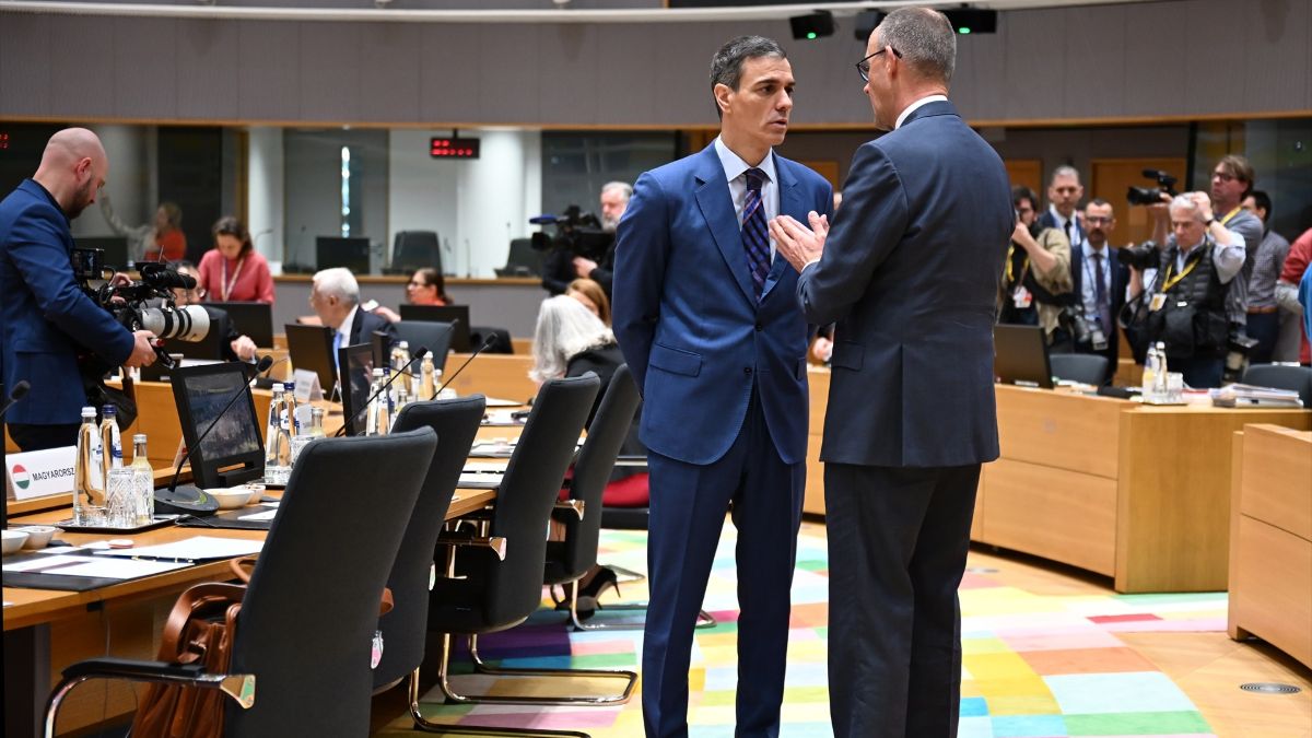 Sánchez y Merz zanjan su crisis tras la reunión con Trump