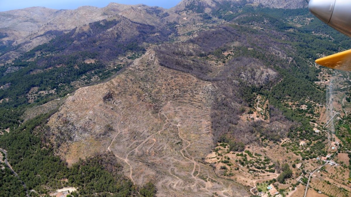 El Supremo rebaja la condena por el incendio de Tramuntana