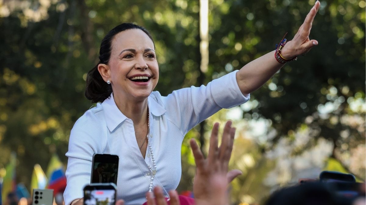 María Corina Machado recibe la Llave de Oro de Madrid