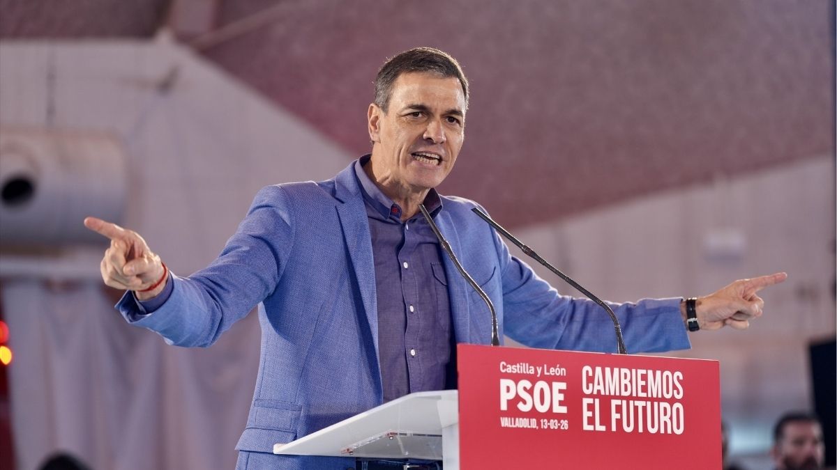 Sánchez defiende una España justa y critica pactos PP-Vox