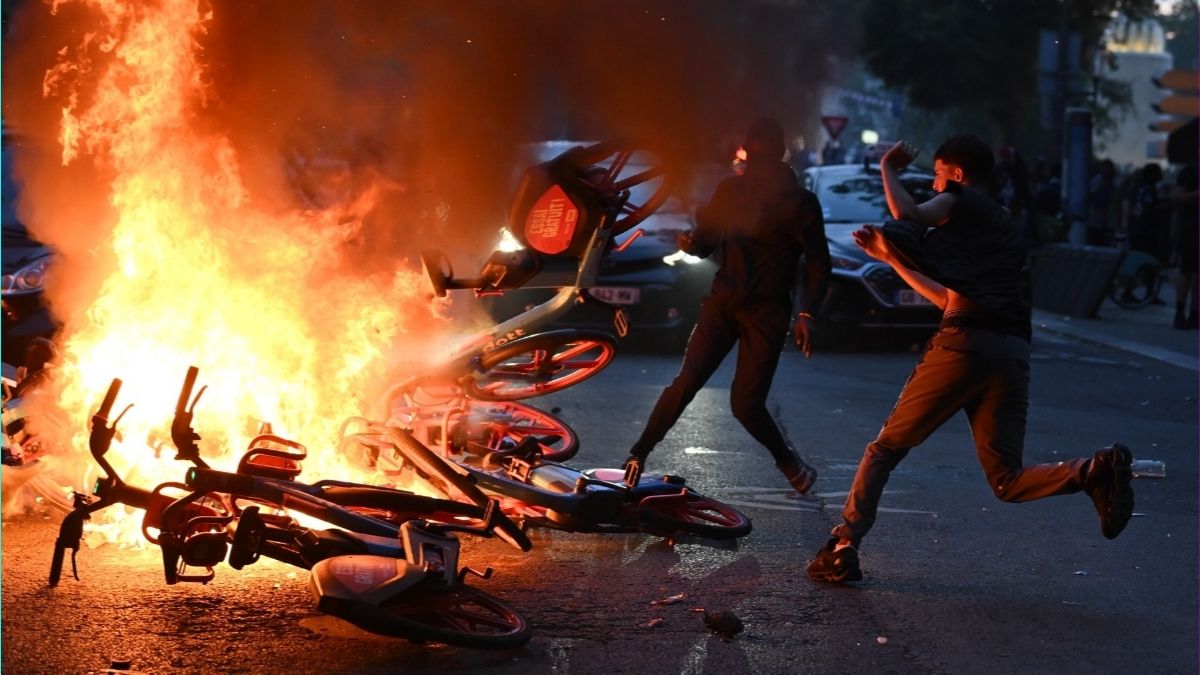Macron condena los violentos disturbios tras el título del PSG