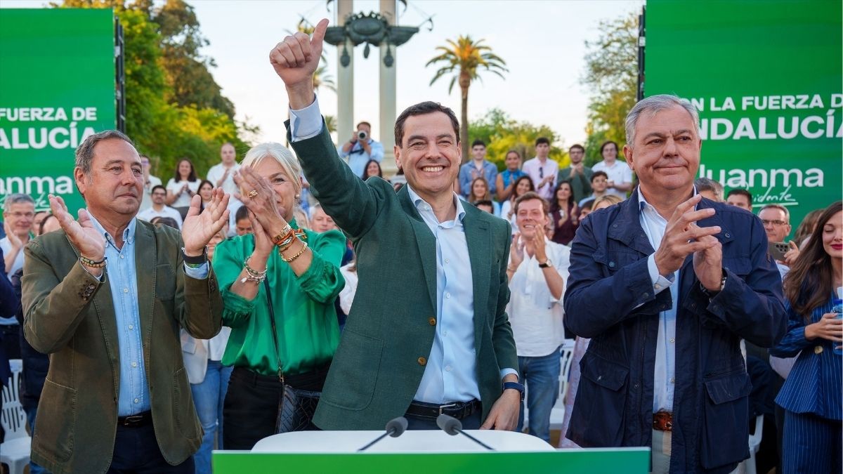 Moreno roza la mayoría absoluta en las elecciones andaluzas