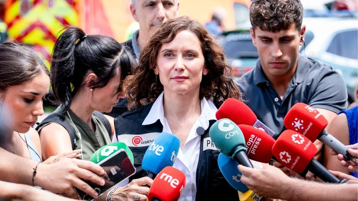 Ayuso sobre el incendio: «El primer mamarracho, allá él»