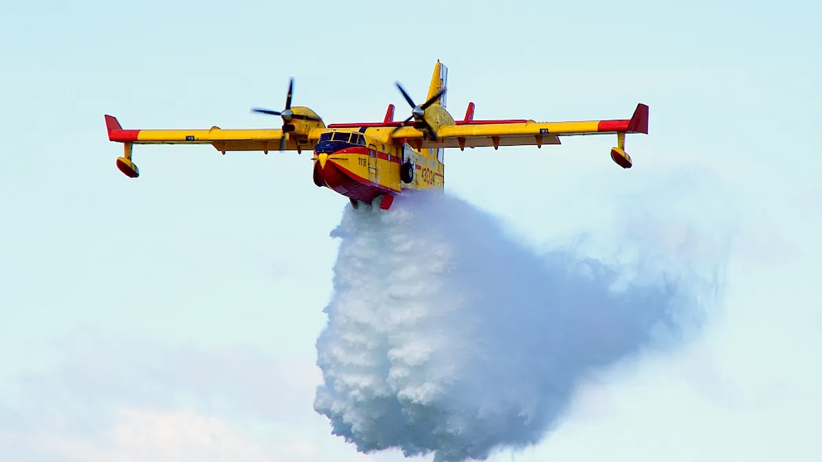 El 43 Grupo lanza 18 millones de litros contra incendios
