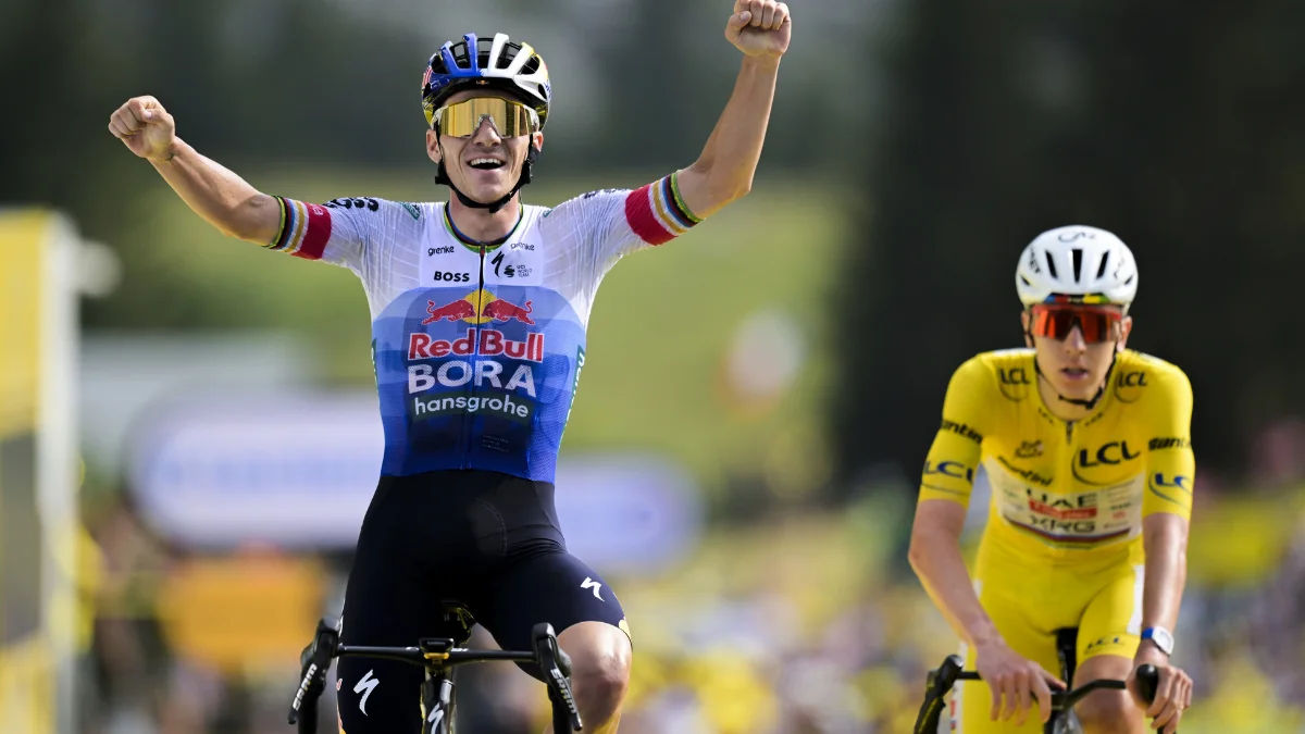 Evenepoel gana en el Tour tras el abandono de Vingegaard