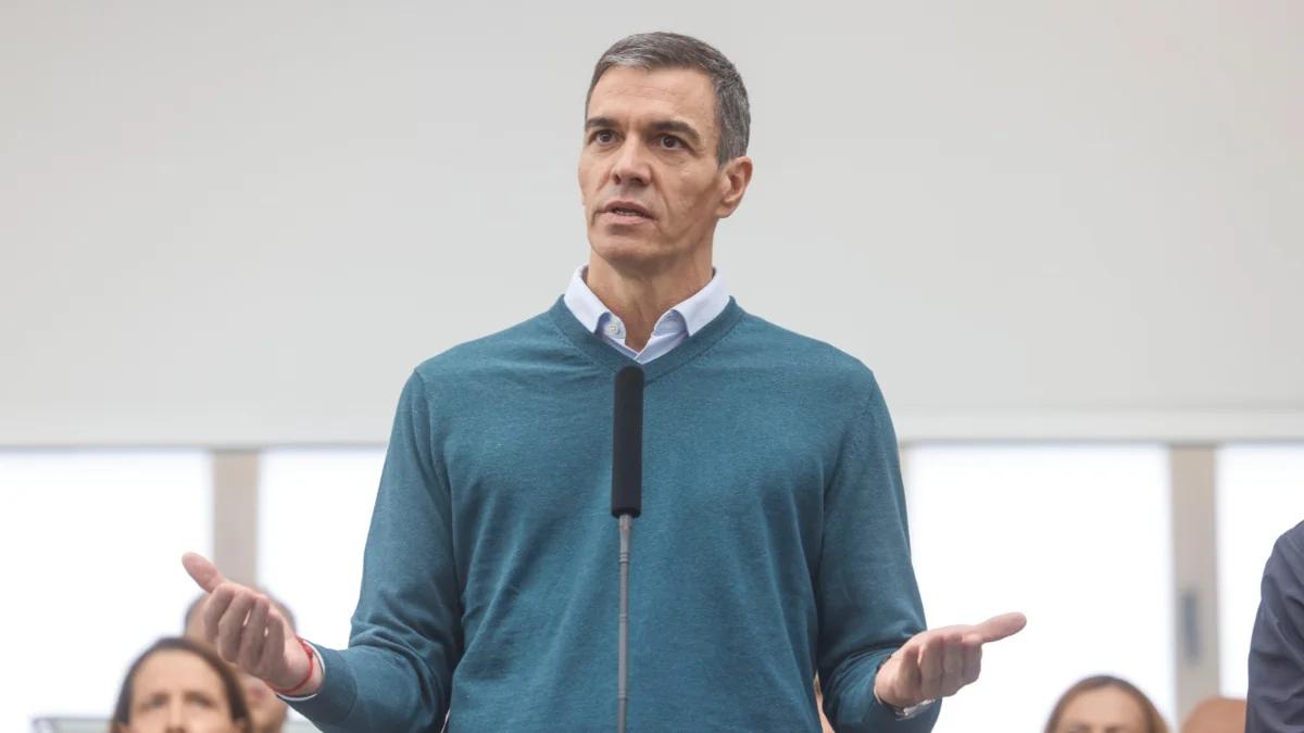 Pedro Sánchez critica el pacto de PP y Vox para el Senado